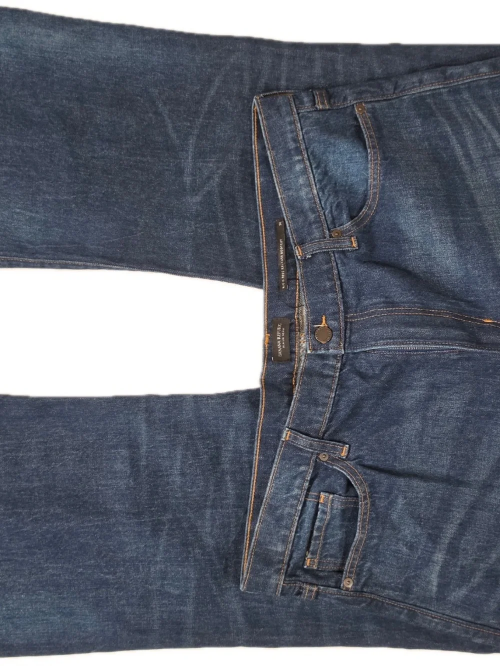 Banana Republic Jeans Mens 34x32‎ Blue High-Rise Relaxed Bootcut Medium Wash